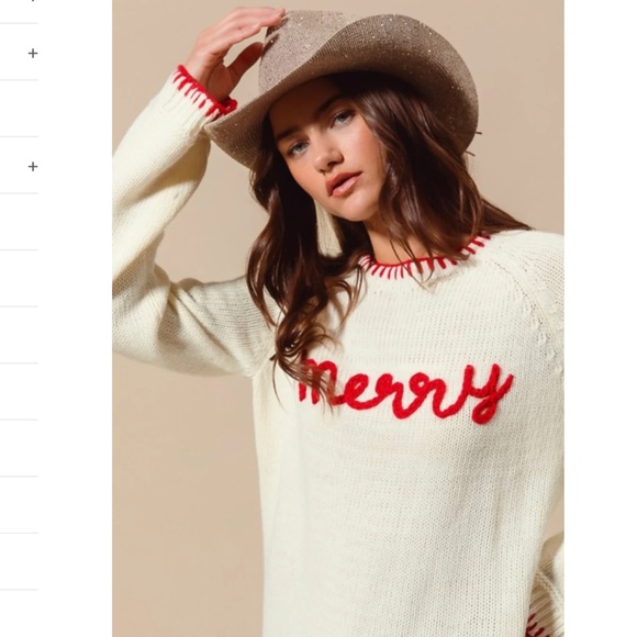 So Me “ Merry 2 “ So Me Merry Christmas Sweater 57A - Picture 5 of 6